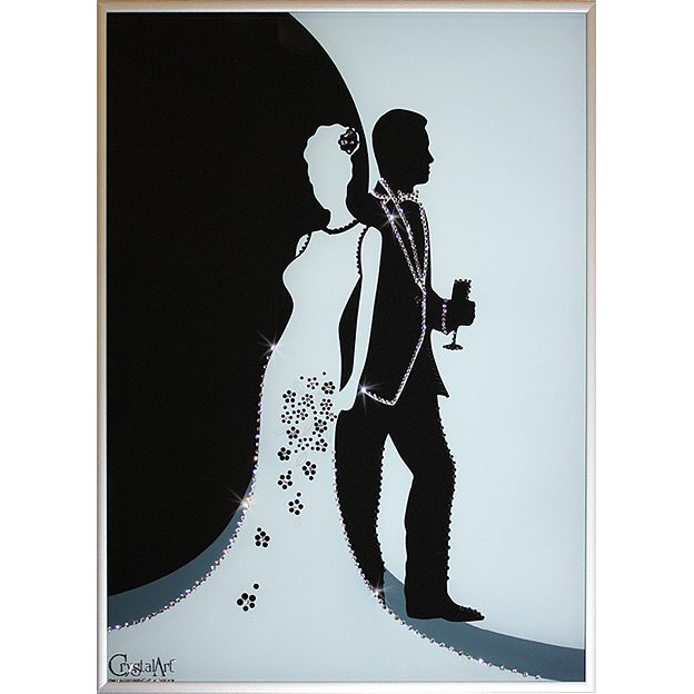 Картина Счастливый момент c кристаллами Swarovski