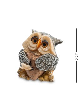 Маленькая Фигурка Сова - Валентинка