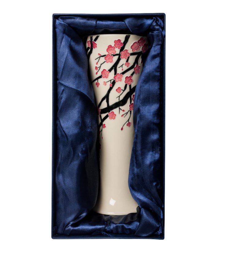 Ваза из фарфора для цветов Сакура Pavone JP-468/ 6, упаковочный вид