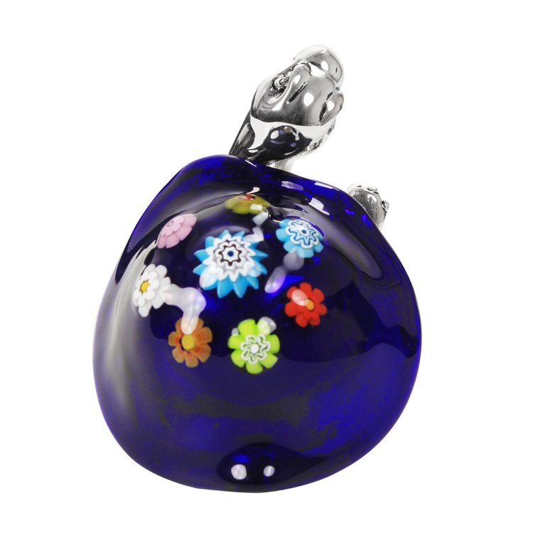 Статуэтка Черепашка - скромняшка синяя