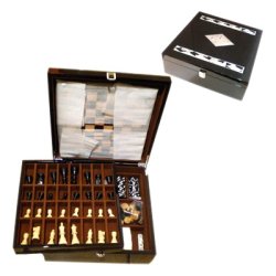 Игровой набор в нарды, шашки, шахматы