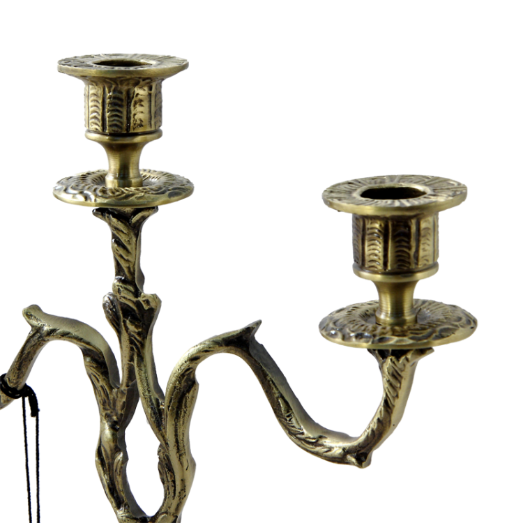 Канделябр на 3 свечи Дон Луиш, цвет антик Bello De Bronze BP-14050-A, фотография рожков