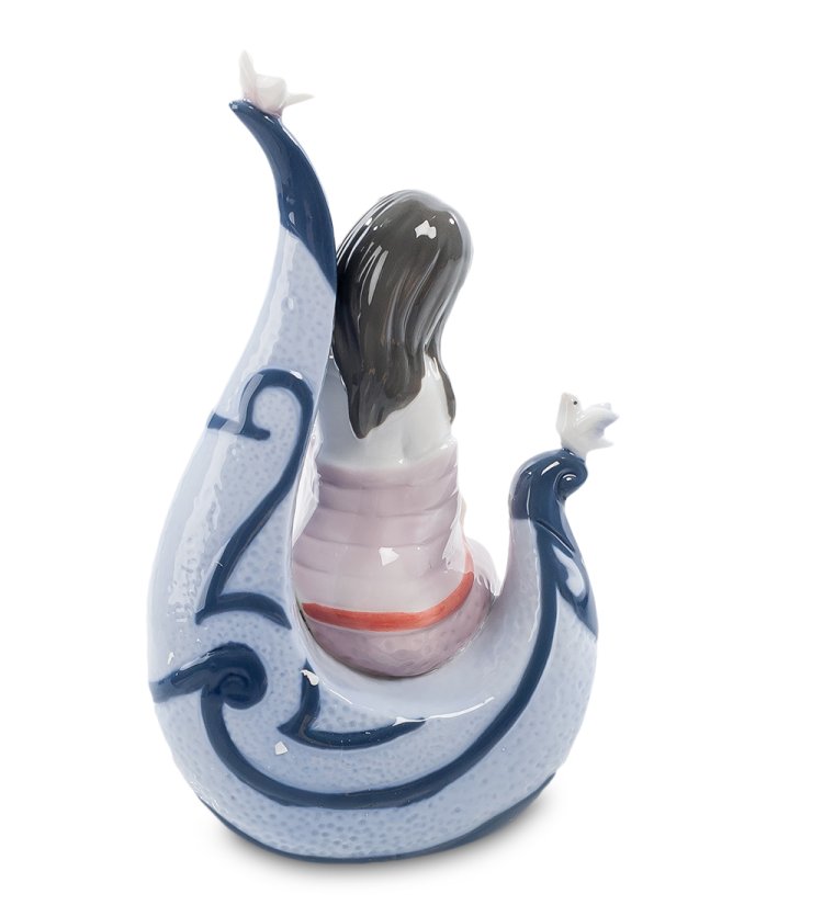 Фигурка из фарфора Знак зодиака Дева Pavone JP-25/ 9, фотография со спины