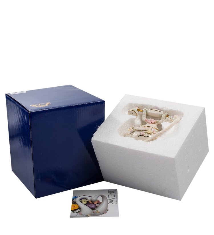 Фигурка из керамики Телефон Pavone CMS-15/46, фотография в упаковке