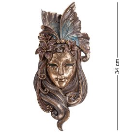 Венецианская маска Бронзовая Лилия