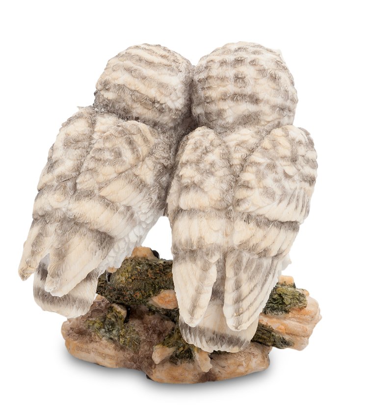 Статуэтка Пара сов Veronese WS-782, оборотная сторона