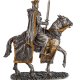 Статуэтка Вооруженный конный рыцарь крестоносец Veronese WS-820, оборотная сторона