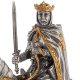 Статуэтка Вооруженный конный рыцарь крестоносец Veronese WS-820, вид профиль