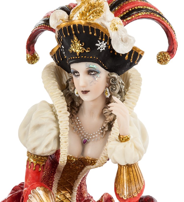 Статуэтка Девушка-Шут Veronese WS-680, портретный вид