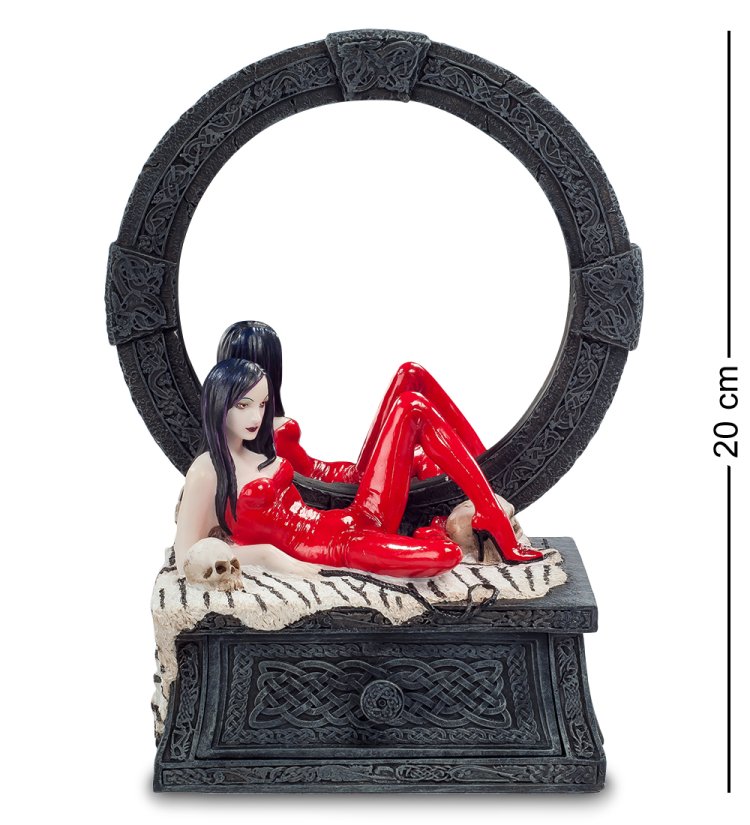 Статуэтка-зеркало Женщина в красном Veronese WS-797