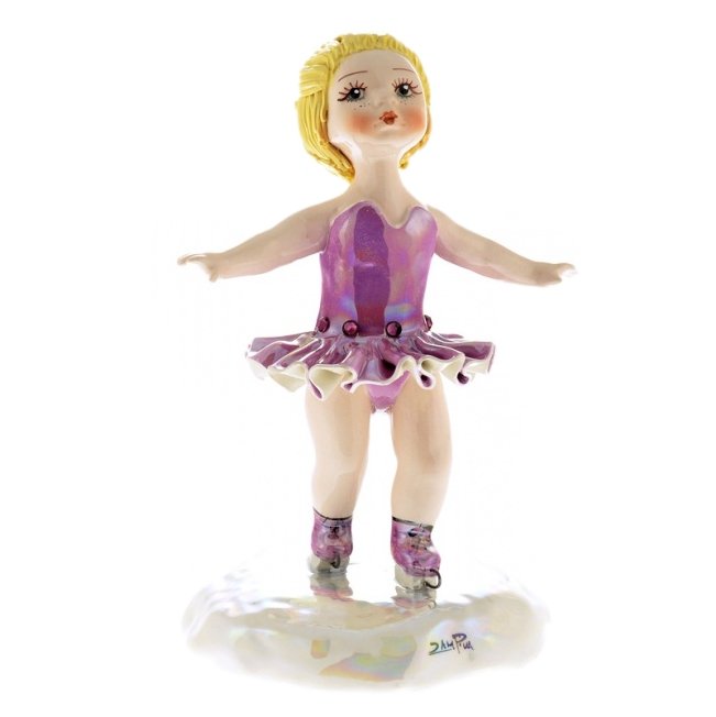 Фарфоровая статуэтка Фигуристка