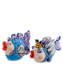 Набор соль-перец Влюбленные рыбки