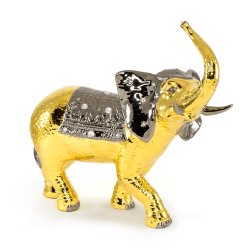 Статуэтка Золотой слон со Swarovski коллекция Giardino