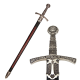 Сувенирный средневековый меч в ножнах, Франция, 14 век DE-6201
