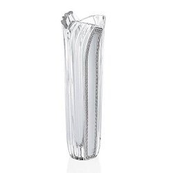 Прозрачная Ваза для цветов Хрустальное Серебро