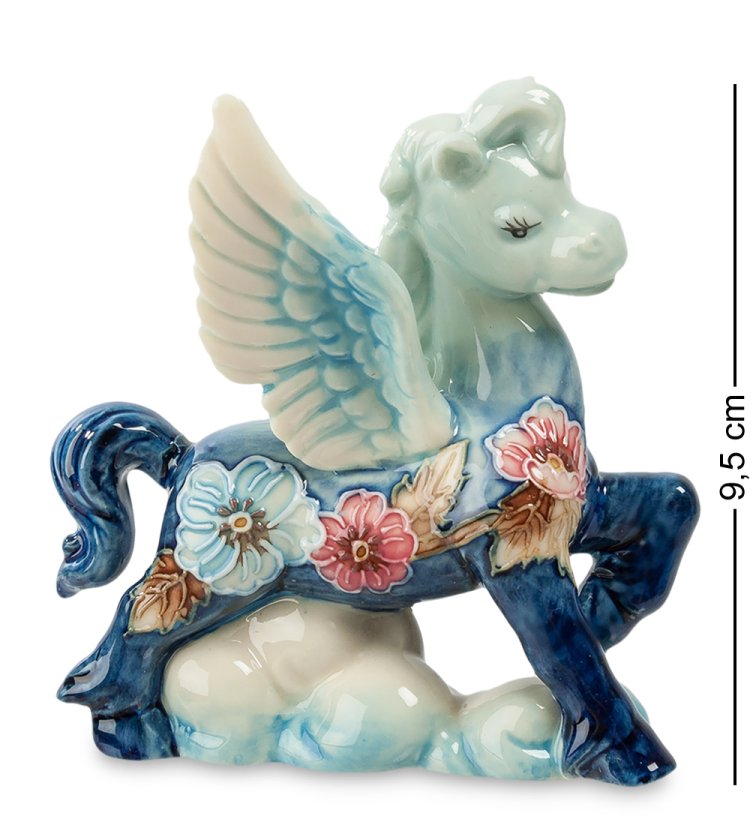 Статуэтка из фарфора Небесная Лошадка-ангелочек Pavone JP-61/31