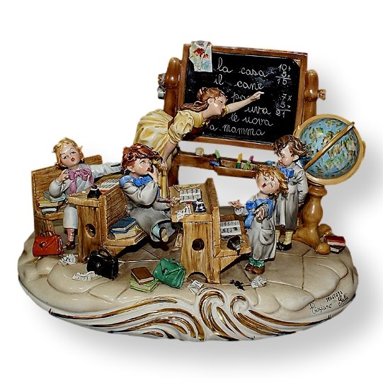 Композиция их фарфора На уроке