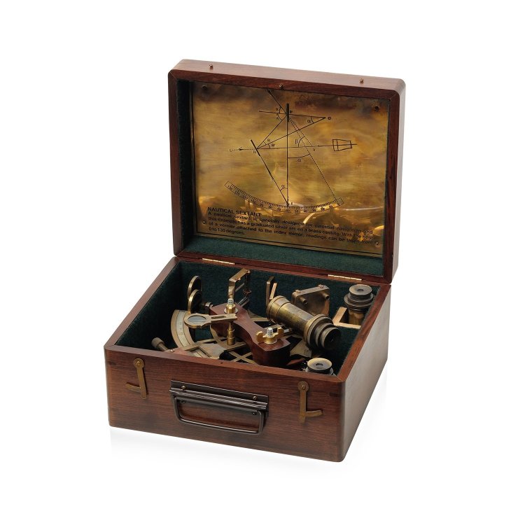 Секстант большой навигационный KELVIN & HUGHES 1917