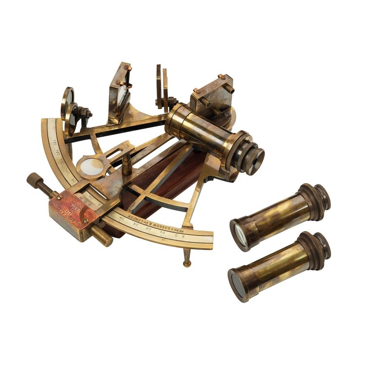 Секстант большой навигационный KELVIN & HUGHES 1917