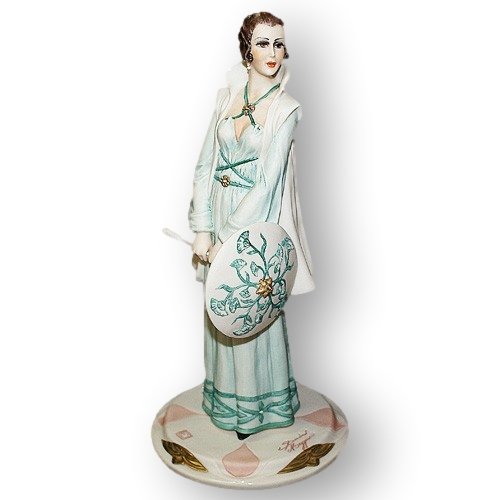 Статуэтка из фарфора Дама в зеленом