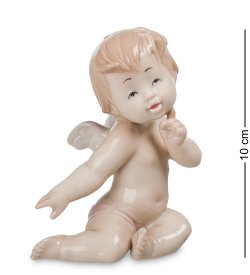 Статуэтка из фарфора Маленький мальчик Ангелочек