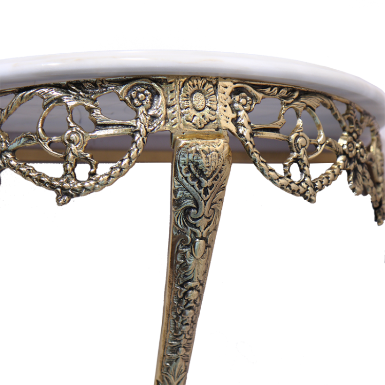 Пристенная Консоль из бронзы Мейа Луа де Пареде, золотая Bello De Bronze BP-50016-D, фотография 2