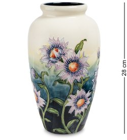 Настольная ваза из фарфора для цветов Хризантема