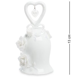 Колокольчик из фарфора Сердце