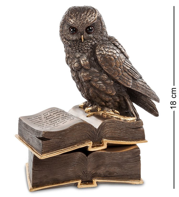Шкатулка Книжная Сова Veronese WS-48/ 2