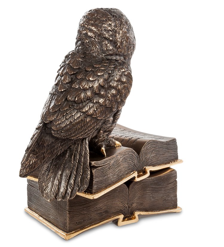 Шкатулка Книжная Сова Veronese WS-48/ 2, оборотная сторона