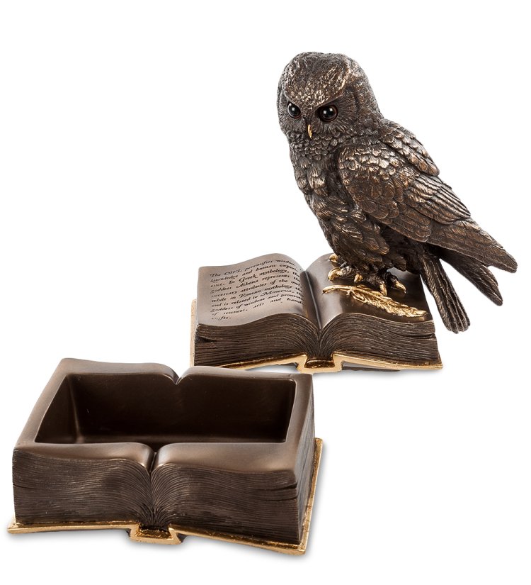 Шкатулка Книжная Сова Veronese WS-48/ 2, разборный вид