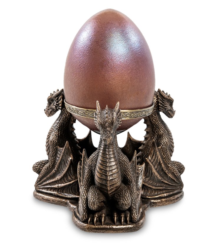 Статуэтка Хрустальный шар и драконы Veronese WS-918, оборотная сторона