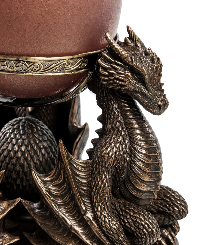 Статуэтка Хрустальный шар и драконы Veronese WS-918, увеличенный вид дракона