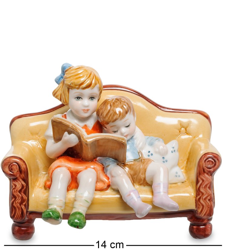 Статуэтка из фарфора Интересная книга Valerio Sole VS-326