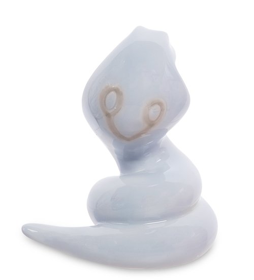 Фигурка из фарфора Белая Африканская Змея Pavone JP-51/17, оборотная сторона