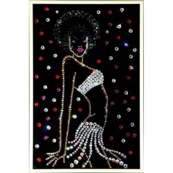 Картина Диско c кристаллами Swarovski
