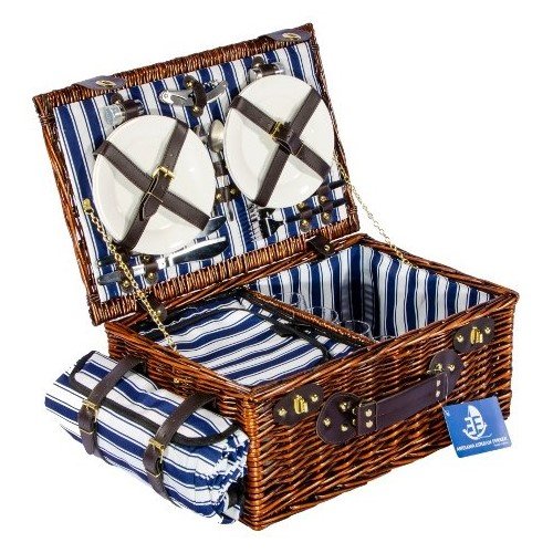 Пикниковый набор 4 персоны с креплением для пледа