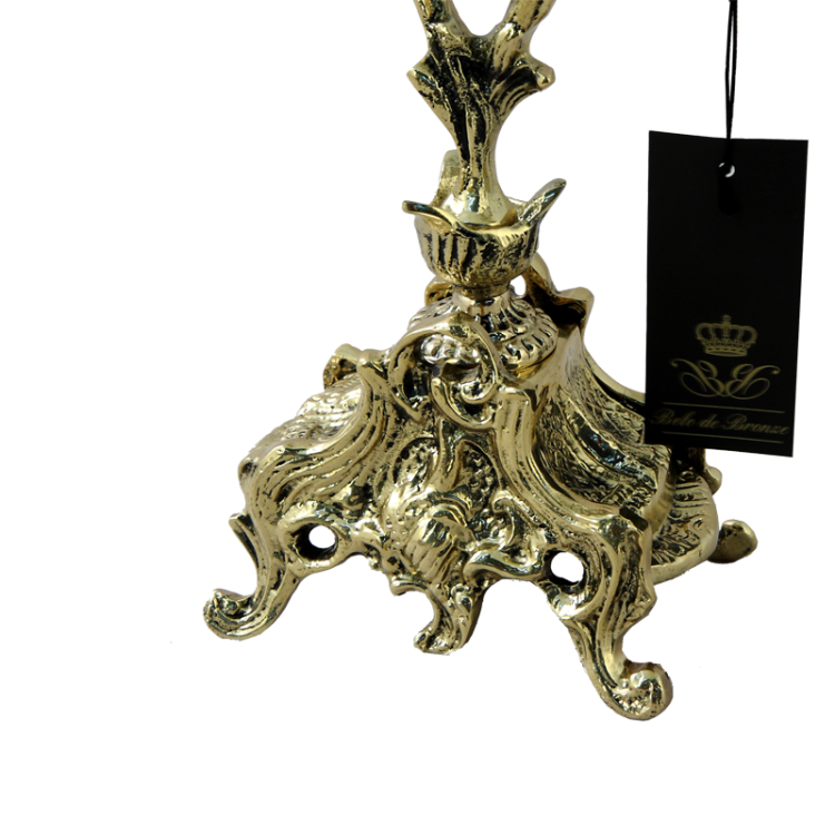 Бронзовые Каминные часы с канделябрами Осеннее Золото Bello De Bronze BP-15050, увеличенный вид ножки