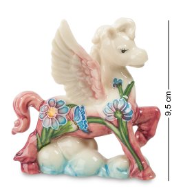 Статуэтка из фарфора Лошадка-ангелочек на облачке