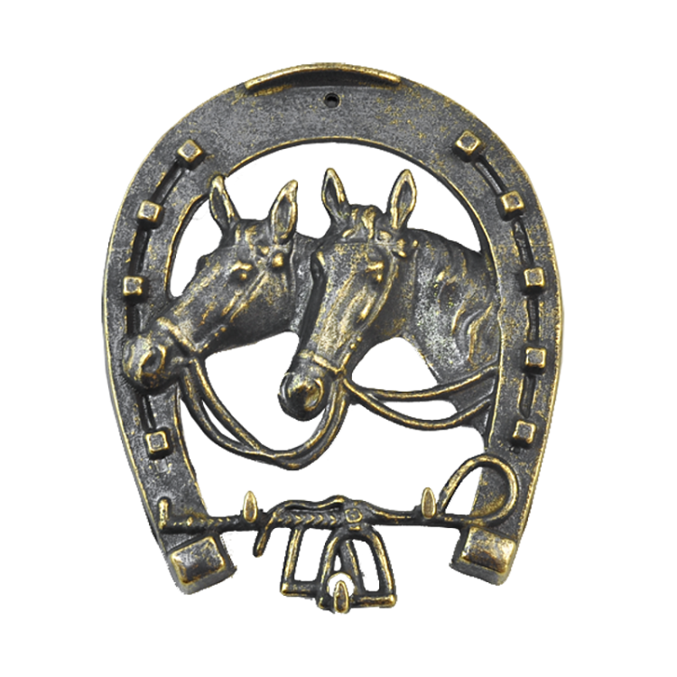 Ключница из латуни Большая Подкова Alberti Livio AL-80-307-ANT