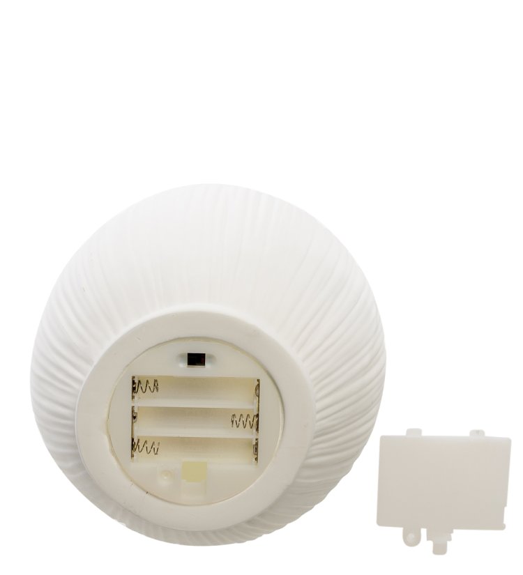 Статуэтка из бисквитного фарфора с подсветкой Дама нежность Pavone JP-186/ 28, фотография снизу