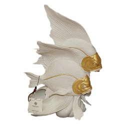 Статуэтка из фарфора Белые Рыбы