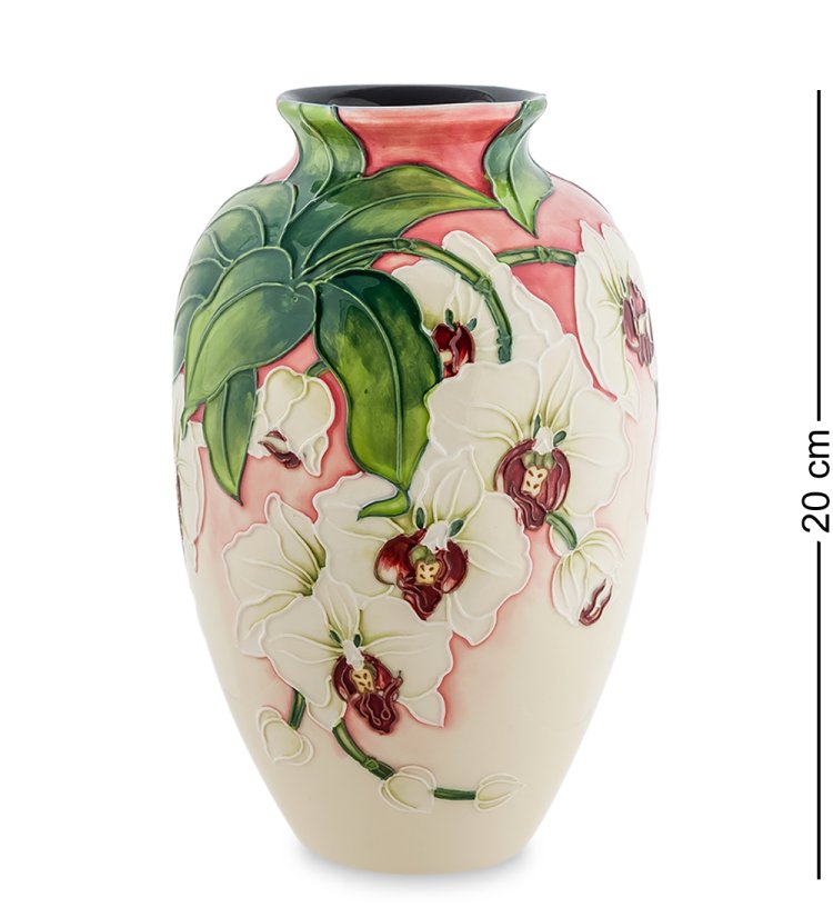 Низкая ваза для цветов из фарфора Орхидея Pavone JP-98/ 5