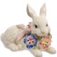 Фигурка из керамики Кролик с цветами Pavone CMS-18/ 1