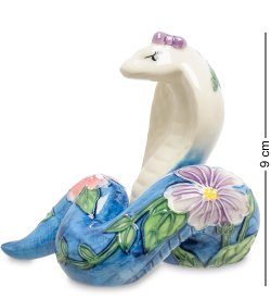 Фигурка из фарфора Голубая Змея