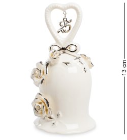 Колокольчик из керамики Серебряный юбилей