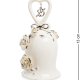 Колокольчик из керамики Серебряный юбилей CMS-10/14