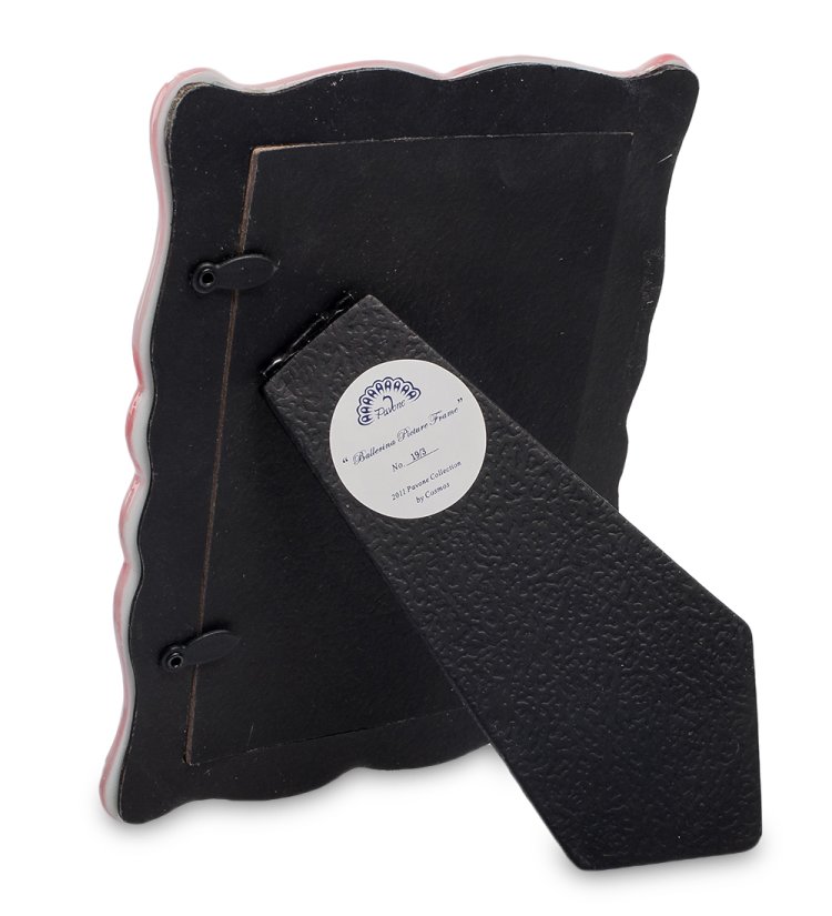 Фоторамка из фарфора Балерина Pavone CMS-19/ 3, фотография с обратной стороны