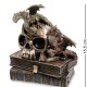 Статуэтка Драконы на черепе и книгах Veronese WS-919