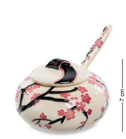 Сахарница из фарфора Сакура